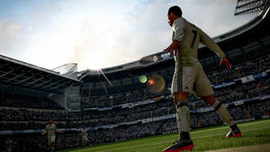 Standing Cr7 Cool Shot Wallpaper