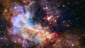 Star Filled Cosmic Galaxy Wallpaper