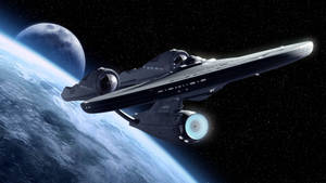 Star Trek Into Darkness - Spaceship Scene Wallpaper