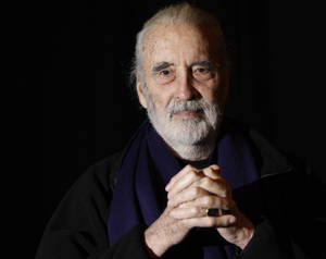 Star Wars Actor Christopher Lee Wallpaper