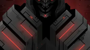 Star Wars Red Cyber Art Wallpaper