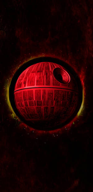 Star Wars Red Death Star Wallpaper