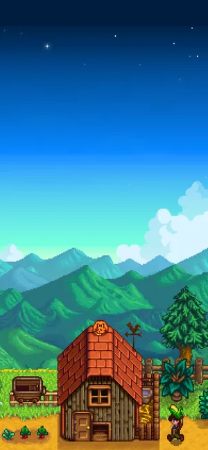 Stardew Valley 2d House Wallpaper