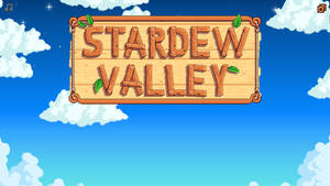 Stardew Valley Wood Signboard Wallpaper