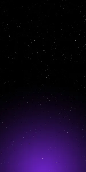 Starry Black And Purple Aesthetic Sky Wallpaper