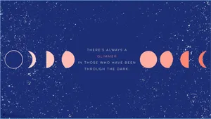 Stars And Pink Moons Tumblr Aesthetic Wallpaper