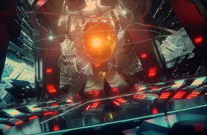 Station, Room, Silhouette, Sci-fi, Art Wallpaper