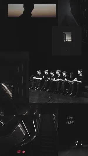 Stay Alive Bts Black Aesthetic Wallpaper