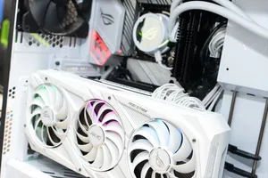 Stay Connected On The Go With This Modern And Stylish White Pc. Wallpaper