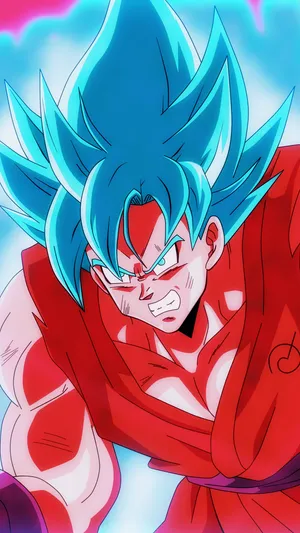 'stay Connected With The Ultimate Reality Show With The Dragon Ball Super Iphone' Wallpaper