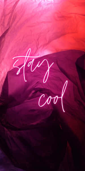 Stay Cool - A Neon Sign Wallpaper