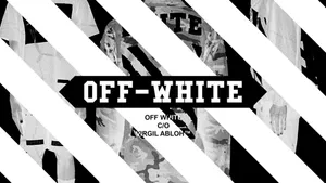 Stay Productive And Stylish With This Off White Ipad Wallpaper