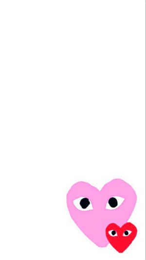 Stay Stylish And Comfortable In The Latest Cdg Play Collection Wallpaper