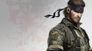 Stealth Tactical Expert, Solid Snake In Action Wallpaper