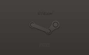 Steam Platform Logo Dark Background Wallpaper