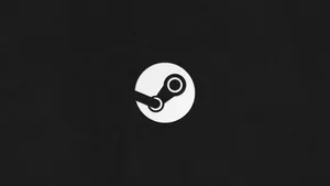 Steam Platform Logoon Dark Background Wallpaper