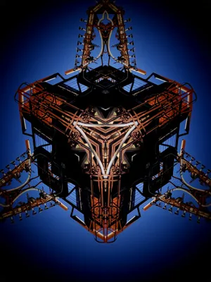 Steampunk 3d Mechanical Cube Wallpaper