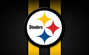 Steelers Vertical Gold Stripes Wallpaper