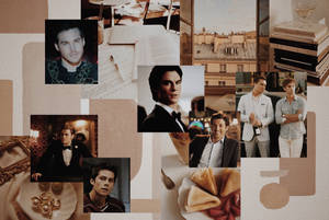 Stefan Salvatore Aesthetic Collage Wallpaper