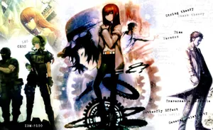 Steins Gate Kurisu Makise And Team Fan Art Wallpaper