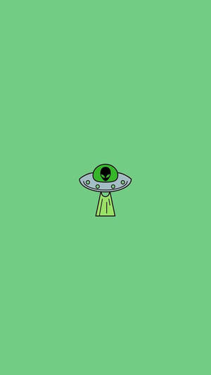 Step Into The Unknown And Explore The Universe With A Cool Alien Wallpaper