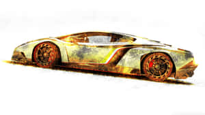 Step Up Your Standards With Gold Cars Wallpaper