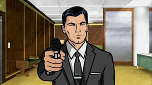 Sterling Archer In Action Wallpaper