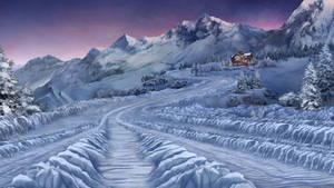 Sterling Archer Snow Alps Wallpaper