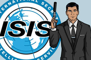 Sterling Archer Straight Face Wallpaper