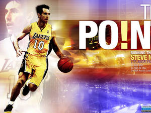 Steve Nash In Lakers Wallpaper