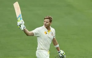 Steve Smith At Adelaide Oval Wallpaper