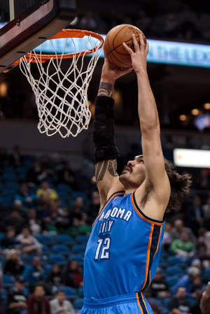 Steven Adams Slam Dunk Wallpaper