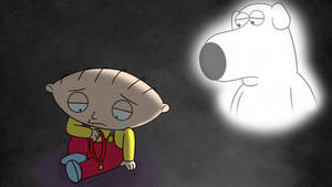 Stewie Griffin Ghost Brian Wallpaper