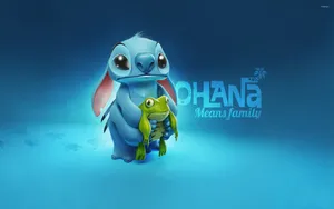 Stitch Ohana Means Family Wallpaper