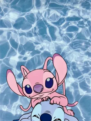 Stitchand Angel Water Backdrop Wallpaper