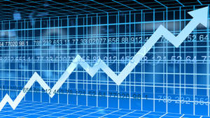 Stock Market Upward Trend And Movement Wallpaper