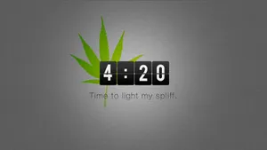 Stoner Light My Spliff Wallpaper