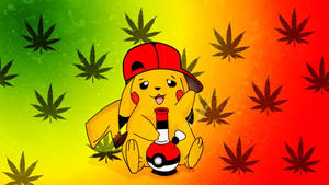 Stoner Pikachu Art Wallpaper