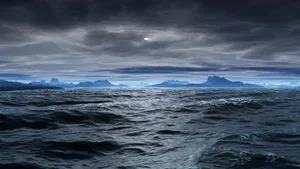 Stormy Pacific Ocean Desktop Wallpaper