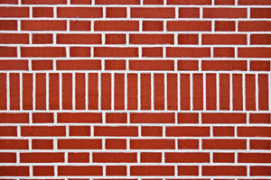 Strange Patterned Brick Wallpaper