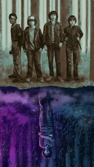 Stranger Things Will In Upside Down Wallpaper