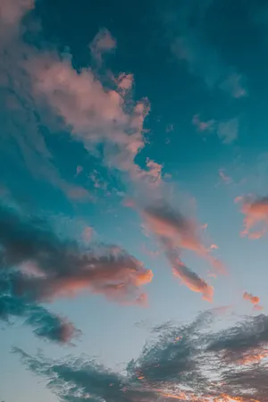 Stratus Clouds In Sunset Wallpaper