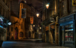 Street Light Painting Wallpaper