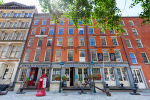 Street View South Street Seaport Wallpaper