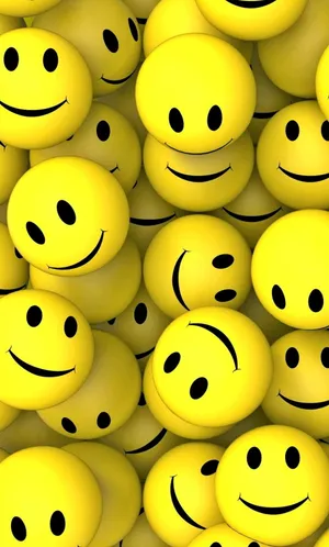 Stress Ball Happy Phone Wallpaper