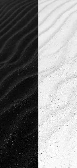 Striking Dual-tone Background - Half Black Half White Wallpaper