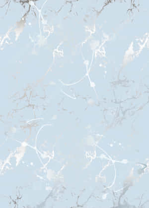 Strikingly Simple Blue And Silver Abstract Wallpaper