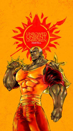 Strong Escanor Carrying Rhitta Wallpaper