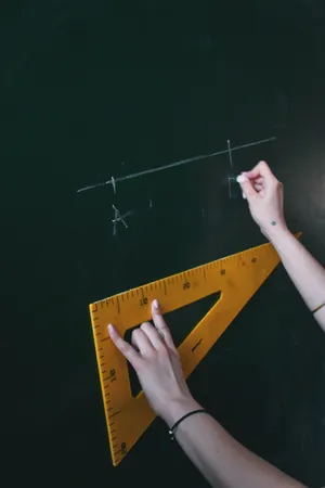 Student Learning Geometry Wallpaper