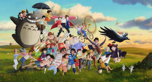 Studio Ghibli Characters Wallpaper